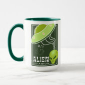 Alien Invasion Ufogalaxie Tasse (Links)