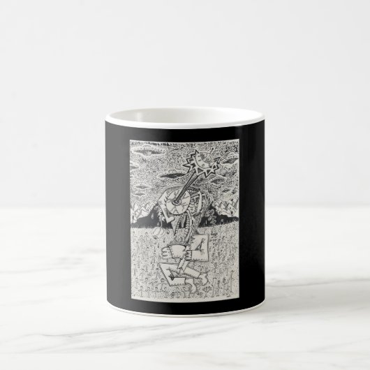 Alien Invasion, von Brian Benson, Kaffeetasse (Mittel)