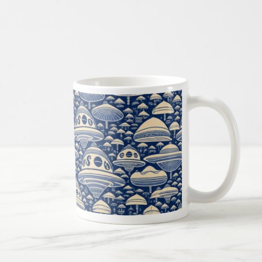 Alien-Invasions-Tasse Kaffeetasse (Rechts)