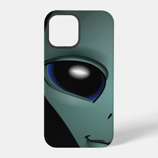 Alien iPhone 12 Hülle Cute ET Handy Alien Hüllen (Rückseite)