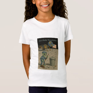 Alien Janitor räuspert das Schlamassel der Tourist T-Shirt