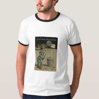 Alien Janitor räuspert das Schlamassel der Tourist T-Shirt