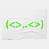 ALIEN Japanisch Emoticon Geschirrtuch (Horizontal)