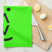 ALIEN Japanisch Emoticon Handtuch (Viertel Falte)