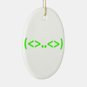 ALIEN Japanisch Emoticon Keramik Ornament (Rechts)