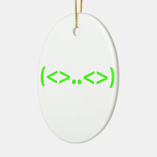 ALIEN Japanisch Emoticon Keramik Ornament (Links)