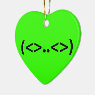 ALIEN Japanisch Emoticon Keramikornament