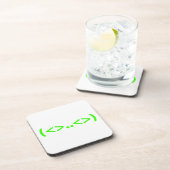 ALIEN Japanisch Emoticon Untersetzer (Rechte Seite)