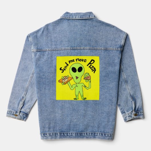Alien Jeansjacke (Rückseite)