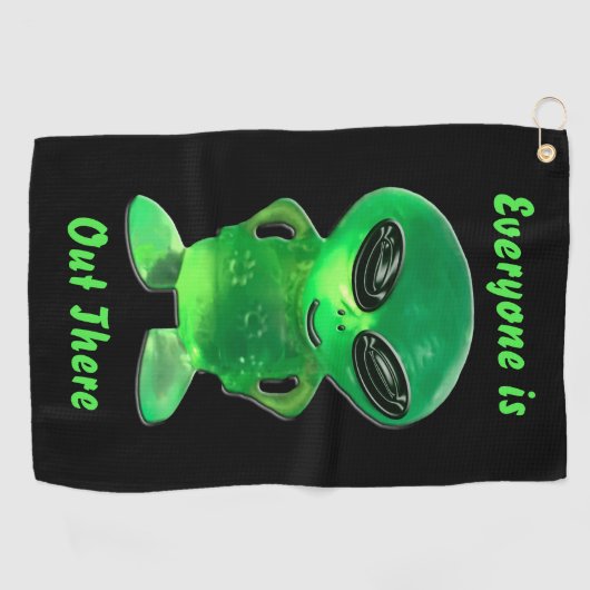 Alien Jewel Golfhandtuch (Horizontal)