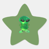 Alien Jewel Stern-Aufkleber (Vorderseite)