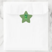 Alien Jewel Stern-Aufkleber (Tasche)
