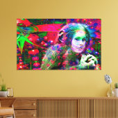 Alien Jungle Leinwanddruck (Insitu (Wohnzimmer))