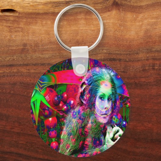 Alien Jungle Schlüsselanhänger (Vorderseite)