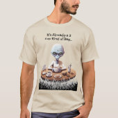 Alien-Kaffee-Liebhaber T-Shirt (Vorderseite)
