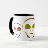 Alien-Kaffee-Tasse Tasse (Vorderseite Links)