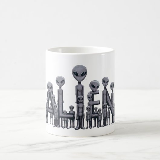 Alien Kaffeetasse (Mittel)