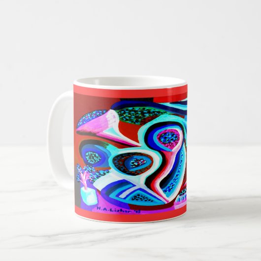 Alien Kaffeetasse (Vorderseite Links)
