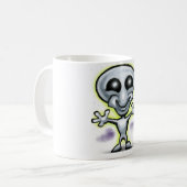 Alien Kaffeetasse (Vorderseite Links)