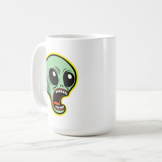 Alien Kaffeetasse (Vorderseite Links)