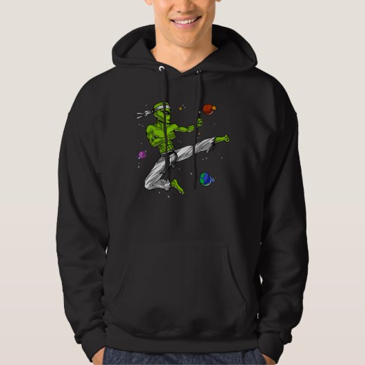 Alien Karate Martial Arts Hoodie (Vorderseite)