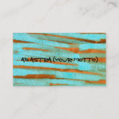 Alien-Karte Visitenkarte (Rückseite)