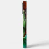 Alien-Katze in der Untertasse Case-Mate iPhone Hülle (Rückseite / Links)