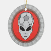 Alien Keramik Ornament (Links)