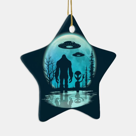 Alien Keramik Ornament (Rechts)