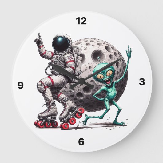 Alien Kidds Uhr tanzen (Vorderseite)