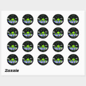 Alien Kilroy Sticker (Blatt)