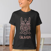 Alien King Geometric Symbol Personalisiert T-Shirt