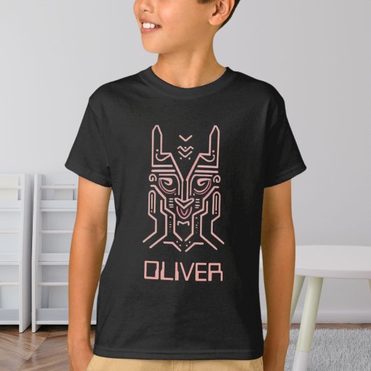 Alien King Geometric Symbol Personalisiert T-Shirt