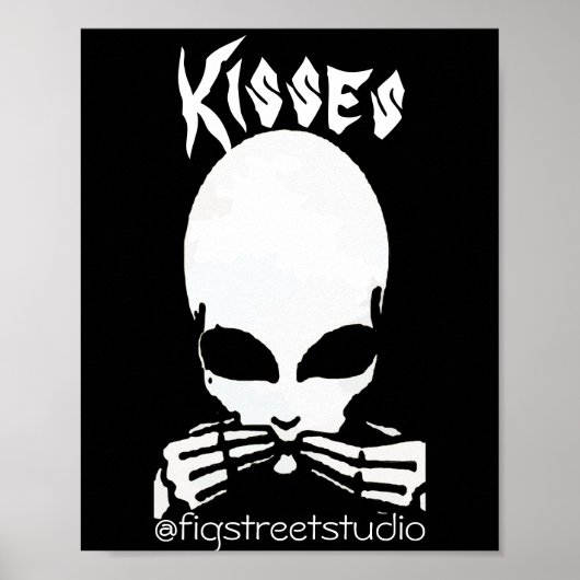 Alien, Kisses bearbeiten Text, Poster (Vorne)