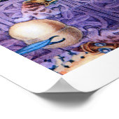 Alien Kitty Print Poster (Ecke)