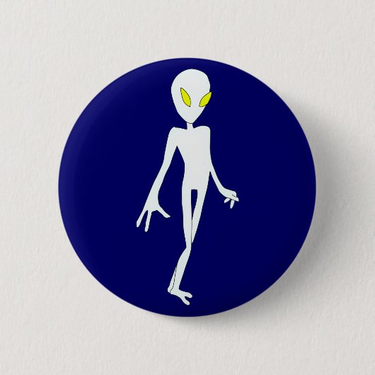Alien-Knopf Button (Vorderseite)