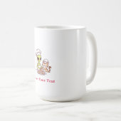 Alien-Koch-Katze-Donut-Kawaii-Design Kaffeetasse (VorderseiteRechts)