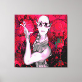 Alien Kontakt Leinwanddruck