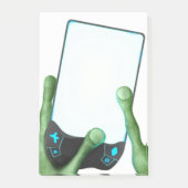 Alien Kontakt Post-it Klebezettel (Vorderseite)