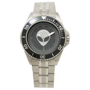 Alien-Kopf Armbanduhr