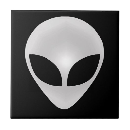 Alien-Kopf Fliese (Vorderseite)