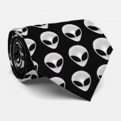 Alien-Kopf Krawatte (Gerollt)