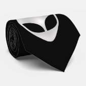 Alien-Kopf Krawatte (Gerollt)