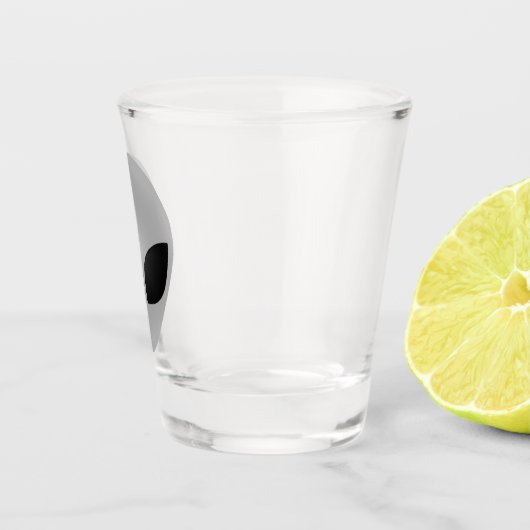 Alien-Kopf Schnapsglas (Rechts)