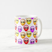 Alien-Kopf-Tasse Kaffeetasse (VorderseiteRechts)