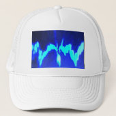 Alien Kosmic Cool Truckerkappe (Vorderseite)