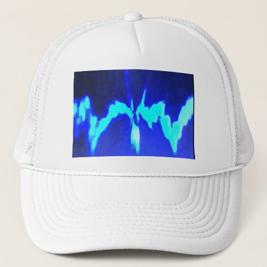 Alien Kosmic Cool Truckerkappe (Vorderseite)