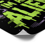 Alien-Kostüm Poster (Ecke)