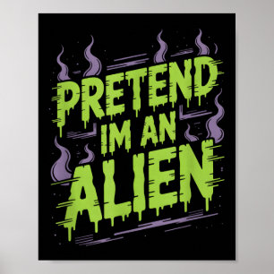 Alien-Kostüm Poster