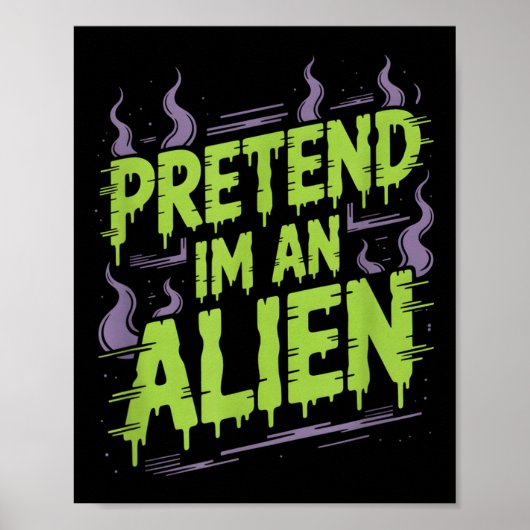 Alien-Kostüm Poster (Vorne)